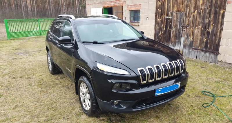 Jeep Cherokee cena 64900 przebieg: 218000, rok produkcji 2016 z Września małe 46